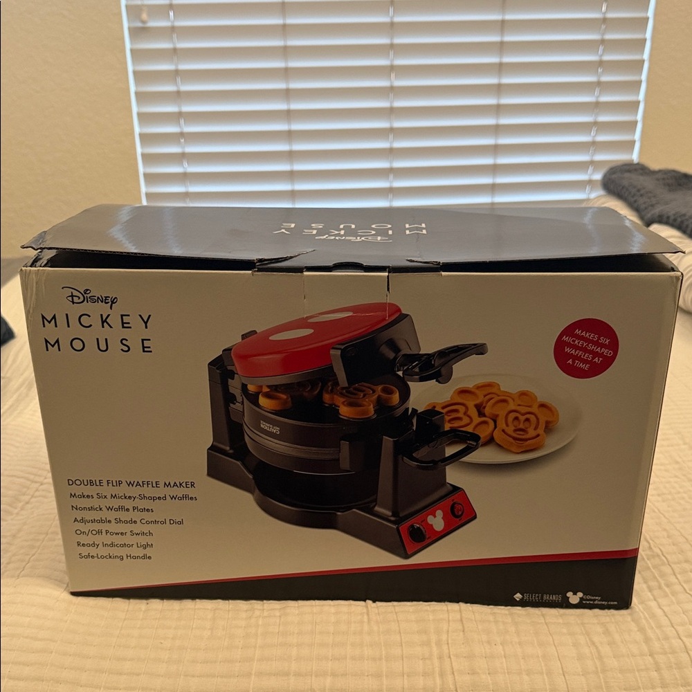 Disney Mickey Mouse Waffle Maker - Red and Black